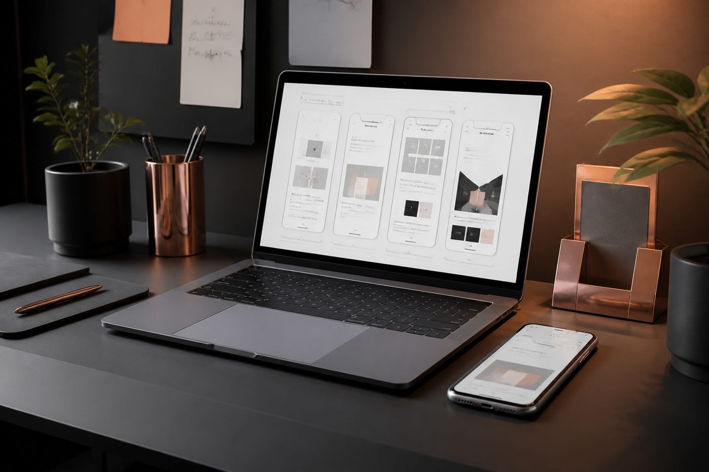 Création de site web sur ordinateur